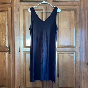 Black small loose soft dress